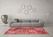 Modern Red Washable Rugs