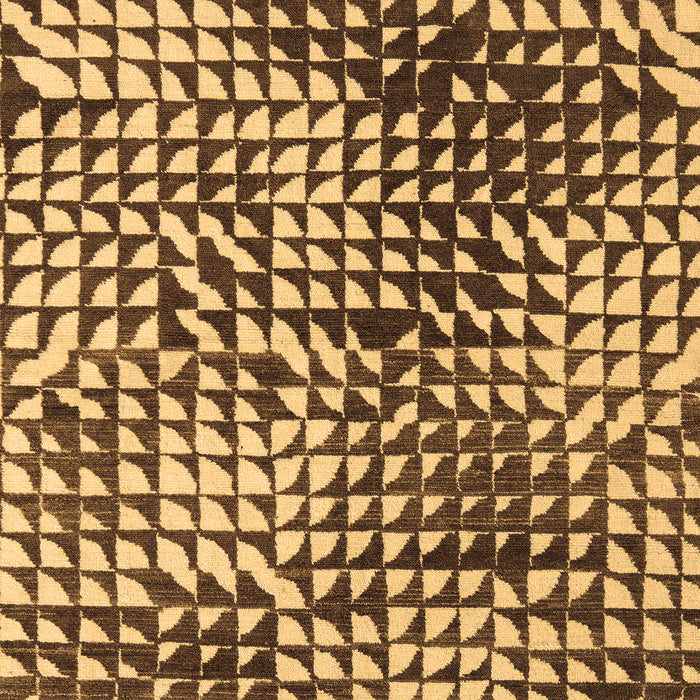 Machine Washable Abstract Brown Modern Rug, wshabs5386brn