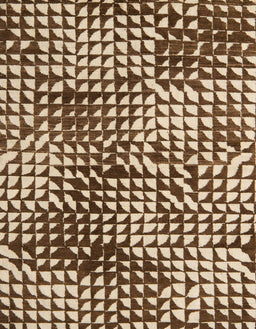 Abstract Brown Modern Rug, abs5386