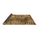 Sideview of Abstract Brown Modern Rug, abs5386brn