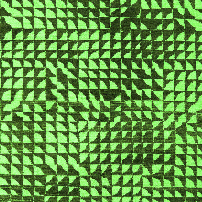 Abstract Green Modern Rug, abs5386grn