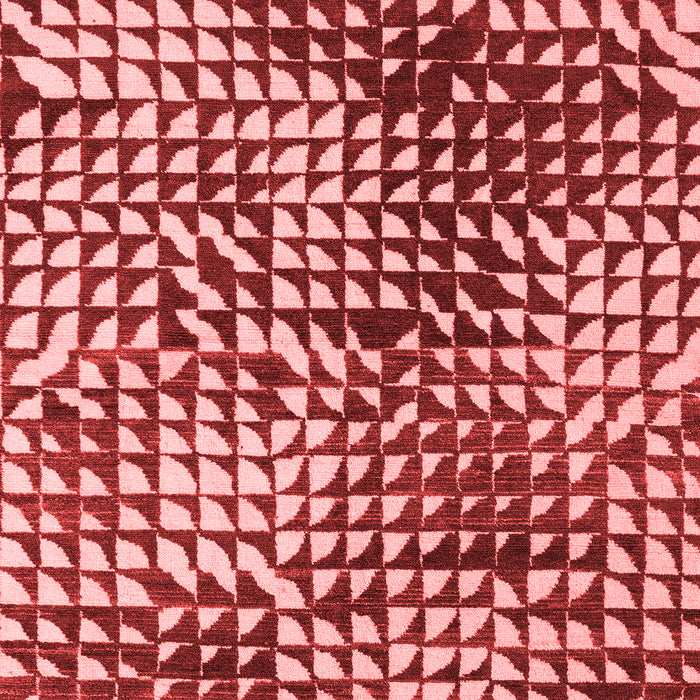 Machine Washable Abstract Red Modern Rug, wshabs5386red