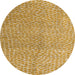 Round Abstract Sedona Brown Modern Rug, abs5387