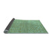 Sideview of Abstract Light Blue Modern Rug, abs5387lblu