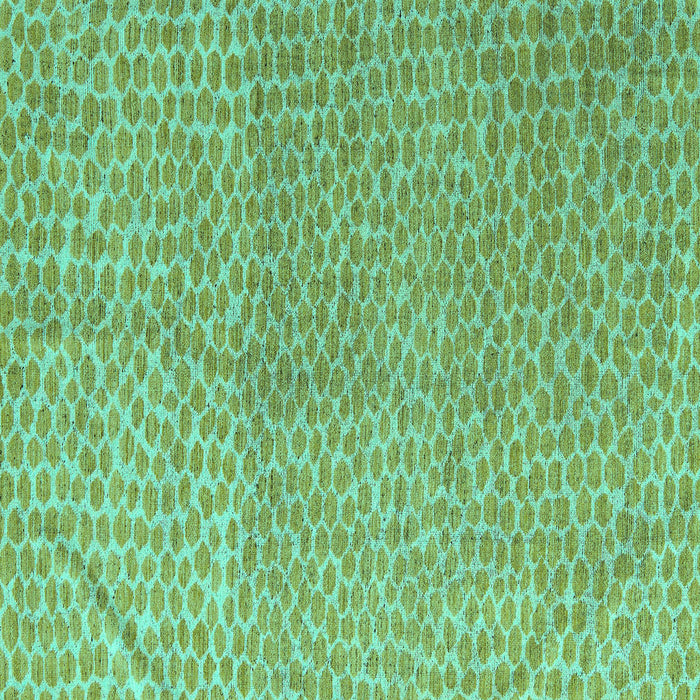 Square Machine Washable Abstract Turquoise Modern Area Rugs, wshabs5387turq