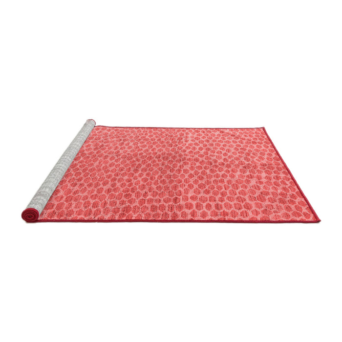 Modern Red Washable Rugs