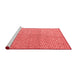 Modern Red Washable Rugs