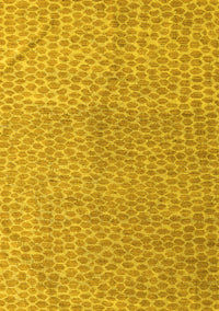 Abstract Yellow Modern Rug, abs5387yw