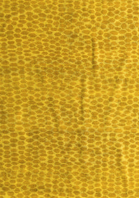 Abstract Yellow Modern Rug, abs5388yw