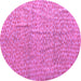 Round Machine Washable Abstract Purple Modern Area Rugs, wshabs5388pur