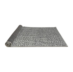 Sideview of Abstract Gray Modern Rug, abs5388gry