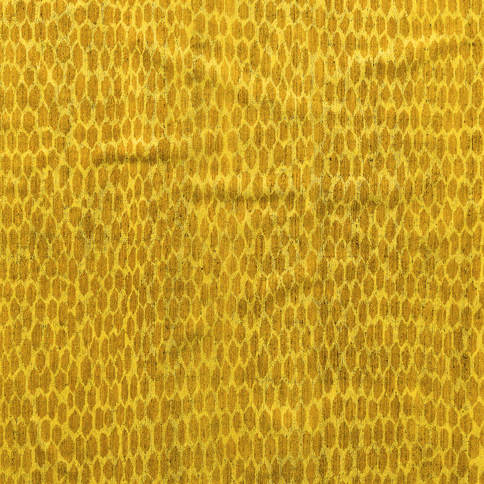 Square Abstract Yellow Modern Rug, abs5388yw