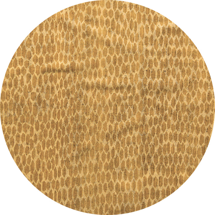 Round Machine Washable Abstract Brown Modern Rug, wshabs5388brn
