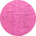 Round Machine Washable Abstract Pink Modern Rug, wshabs5388pnk