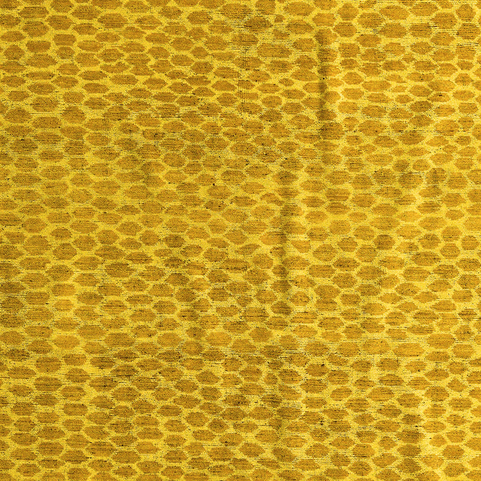 Machine Washable Abstract Yellow Modern Rug, wshabs5388yw