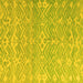 Square Abstract Yellow Modern Rug, abs5389yw