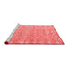 Modern Red Washable Rugs