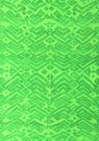 Abstract Green Modern Rug, abs5389grn