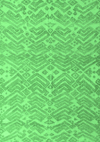 Abstract Emerald Green Modern Rug, abs5389emgrn