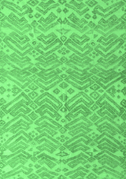 Abstract Emerald Green Modern Rug, abs5389emgrn