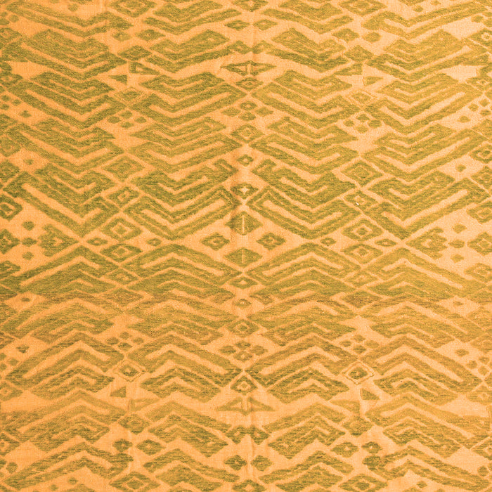 Square Abstract Orange Modern Rug, abs5389org