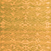 Square Abstract Orange Modern Rug, abs5389org