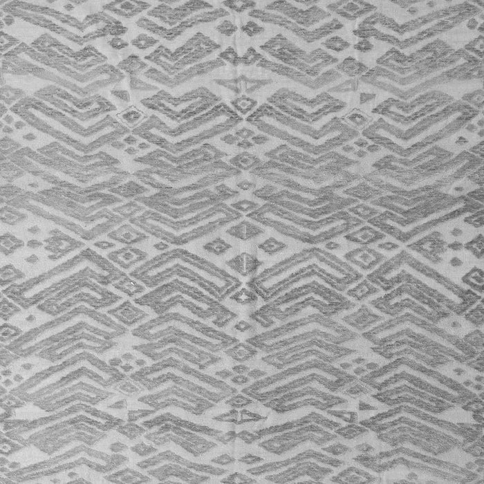 Square Machine Washable Abstract Gray Modern Rug, wshabs5389gry
