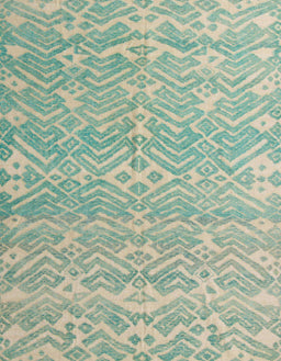 Abstract Green Modern Rug, abs5389