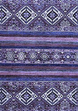 Abstract Blue Modern Rug, abs538blu