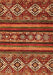 Abstract Orange Modern Rug, abs538org