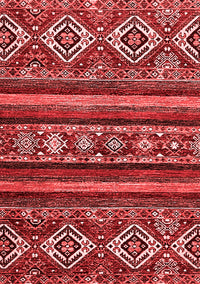 Abstract Red Modern Rug, abs538red