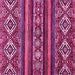 Square Abstract Pink Modern Rug, abs538pnk