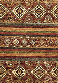 Abstract Brown Modern Rug, abs538brn