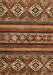 Abstract Brown Modern Rug, abs538brn