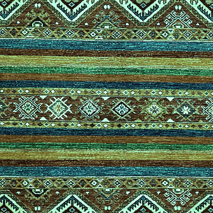 Abstract Turquoise Modern Rug, abs538turq