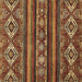 Square Abstract Brown Modern Rug, abs538brn