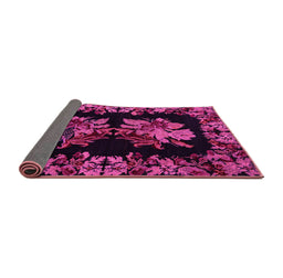 Sideview of Medallion Pink French Rug, abs5390pnk