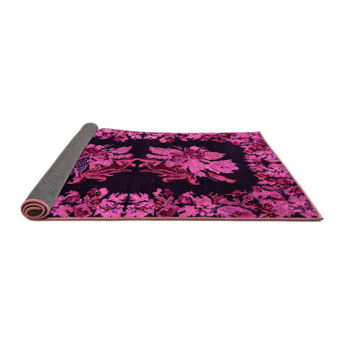 Sideview of Medallion Pink French Rug, abs5390pnk