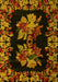 Medallion Yellow French Rug, abs5390yw