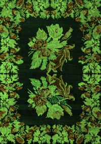 Medallion Green French Rug, abs5390grn