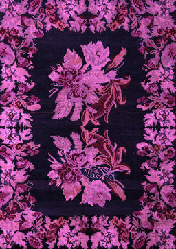 Medallion Purple French Rug, abs5390pur