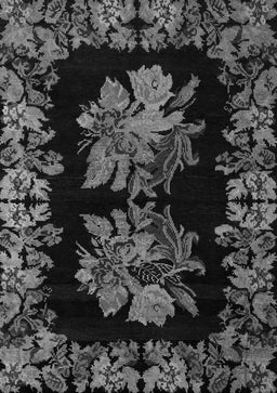 Medallion Gray French Rug, abs5390gry