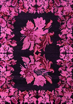 Medallion Pink French Rug, abs5390pnk