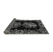 Sideview of Medallion Gray French Rug, abs5390gry