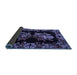 Sideview of Medallion Blue French Rug, abs5390blu