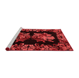 French Red Washable Rugs