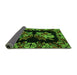 Sideview of Medallion Green French Rug, abs5390grn