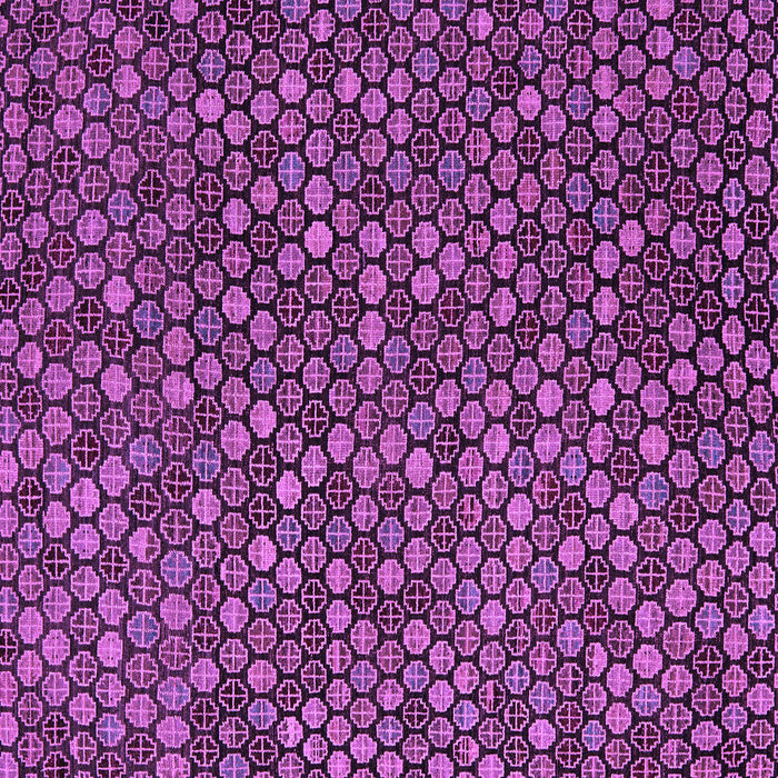 Square Abstract Purple Modern Rug, abs5391pur