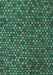 Machine Washable Abstract Turquoise Modern Area Rugs, wshabs5391turq