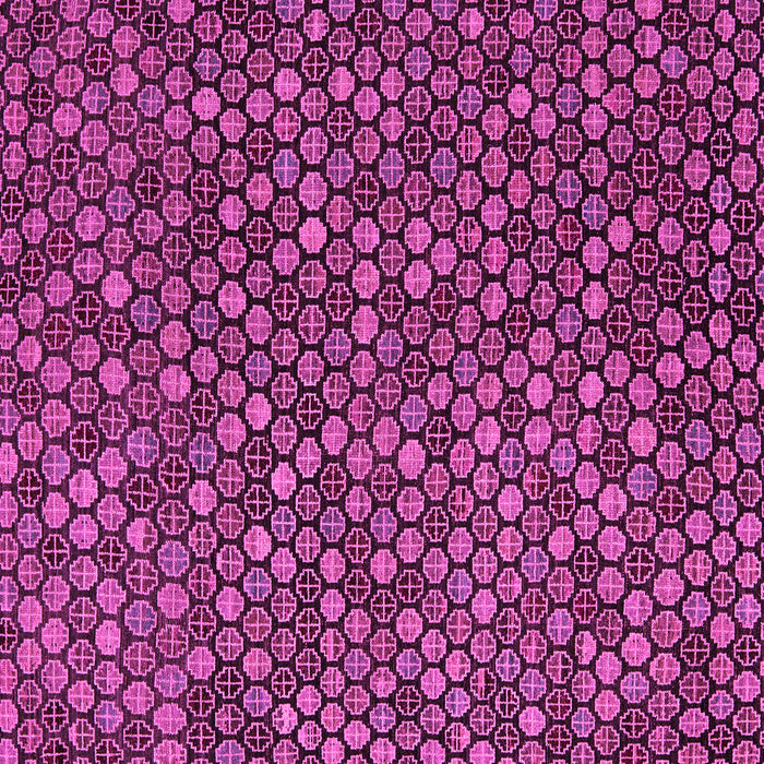 Square Machine Washable Abstract Pink Modern Rug, wshabs5391pnk
